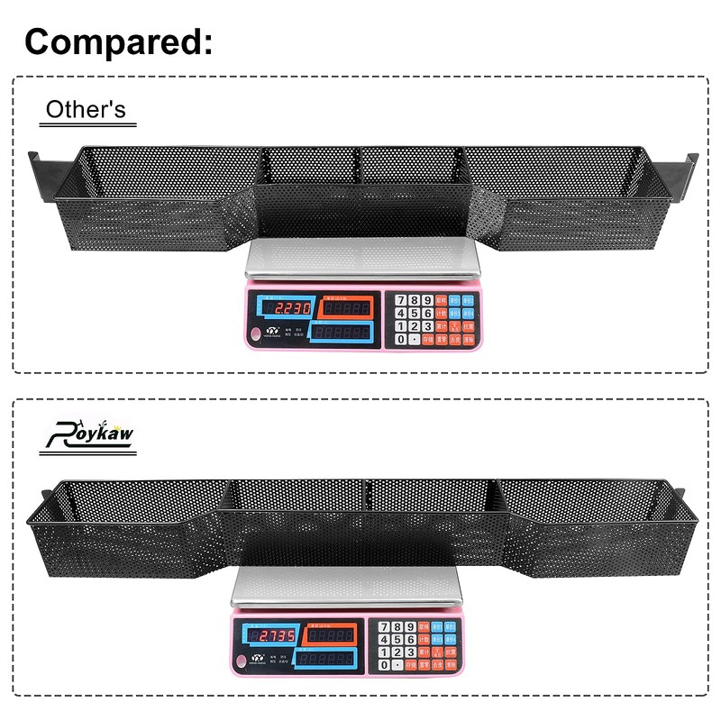 Roykaw Golf Cart Front Inner Basket Dash Storage/Tray Organizer for