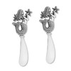 UPware Mermaid Cheese Spreader Set, Zinc Alloy Butter Spreaders with