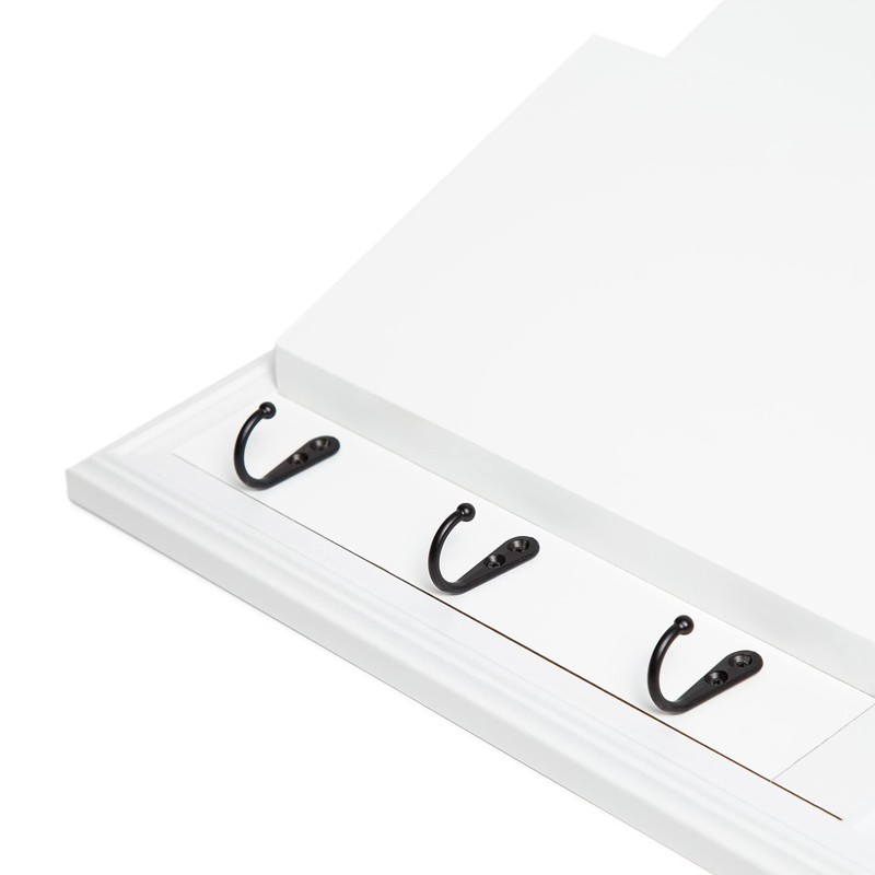 U Brands Organization Center Dry Erase Calendar with White Frame,