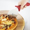 Vogue Pizza Wheel Red 4In Stainless Steel Slicer Handles Commercial