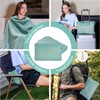 CLEXION Travel Blanket Pillow-Premium Soft 2 in 1 Airplane Blanket