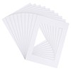 10pcs Picture Mounts 8 x 6, Cardboard Photo Mount for