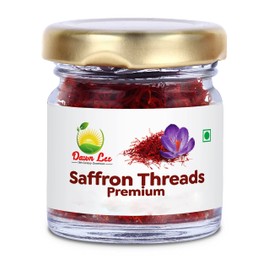 Dawn Lee Kashmiri Saffron - 5 Gram Kesar - High Potency Long Threads- Kesar Pure Saffron- Mongra Kesar- Jewel Of Kashmir- Precious Spice- Premium Grade- Saffron Spice- Kashmiri Kesar- Zafran- 0.17oz