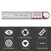 Digital Angle Finder Ruler 7inch/ 200mm Stainless Steel Angle Finder