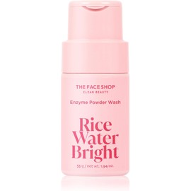 The Face Shop Polvo Limpiador Enzimático Iluminador De Agua De Arroz, Exfoliante Suave Con Aha, Piel Radiante, Pulidor De Arroz Para El Rostro, Cuidado De La Piel Coreano 55 G / 1,94 Oz