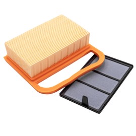 vhbw Filter Set Compatible with Stihl TS420, TS480, TS500i, TS410, TS480i Chainsaw, Cutting Grinder, 9.1 x 3 x 4.2 cm