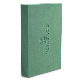 Yoga Studio Yoga Block - 30cm x 20cm x 5cm, Non-Slip EVA Block, Lightweight Exercise Accessory (Sage Green)