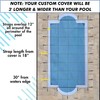 Freetime Fun Rectangle Pool Safety Covers for Inground Pools -