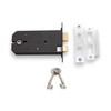 Infinity Decor® 6” 150mm 3 Lever Horizontal Mortice Door Rim