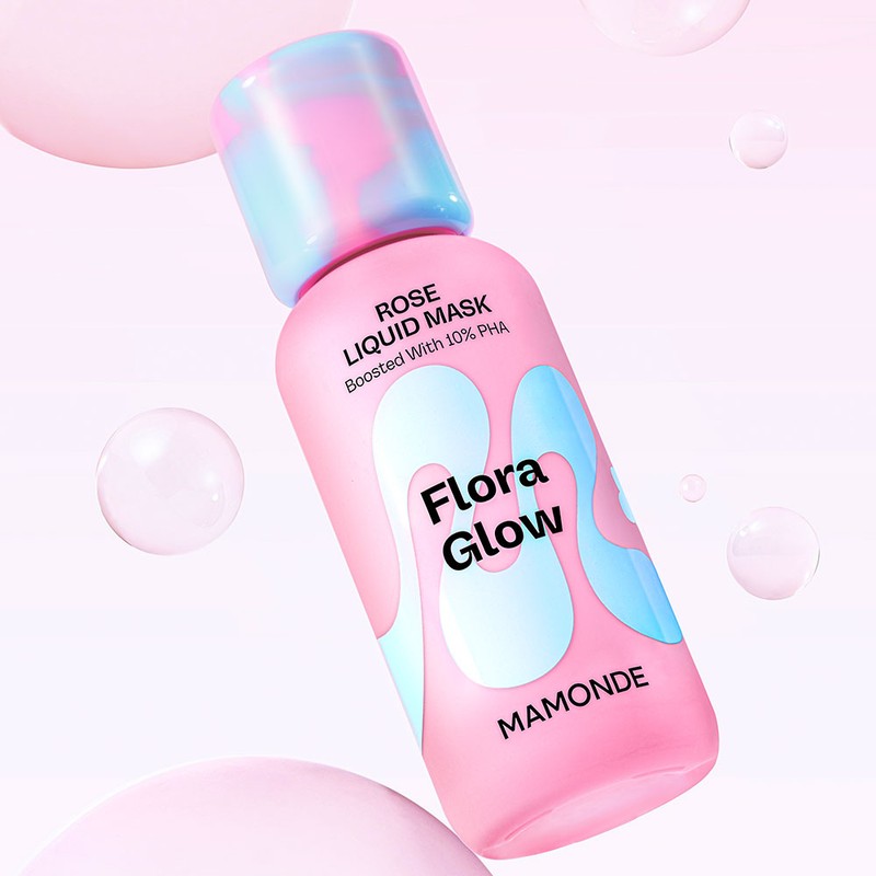 Mamonde Flora Glow Rose Liquid Mask 80ml, 2 pieces /