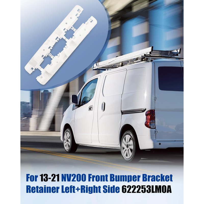 ANODZU Front Bumper Bracket Retainer Left+Right Side Fit for Nissan