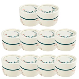 Wachsmann - Empty Lip Balm Container - Cardboard Cosmetic Jars - Pack of 10 | 50 ml