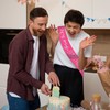 TxscOxwP1 'It's My Birthday' Glitter Sash, Hot Pink Satin Birthday