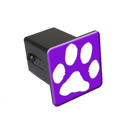 Graphics and More Paw Print Purple Tow Trailer Hitch Cover Plug Insert 2"