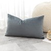Artscope Luxury Velvet Cushion Covers Decorative Rectangle Pillowcases Soft Solid
