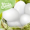 Tuzuaol 15 PCS White Wooden Eggs, Easter Fake Eggs Life