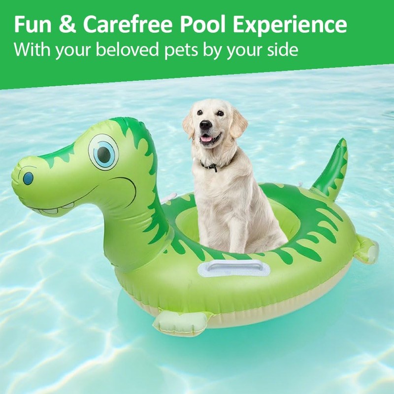 Inflatable Pet Float for Pets - Durable Swimming Raft for