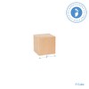 Unfinished Wood Craft Cubes 1 inch, Pack of 250 Small
