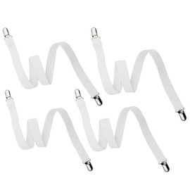 Duvet Slip Down Clips Fitted Bed Sheet Clips Futon Clips Sheet Clips Sheet Fixes (White)