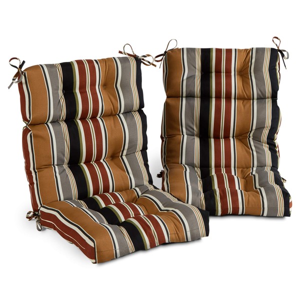 Greendale Home Fashions Outdoor 44 x 22-inch High Back Chair