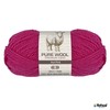 Yatsal 3-Ply Pure Wool 50 g, Hot Pink