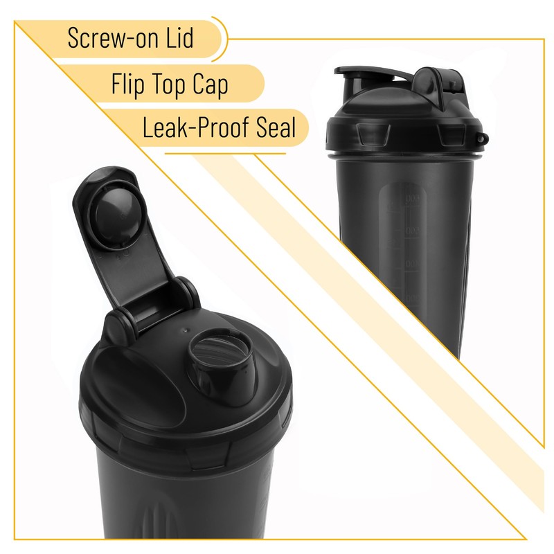 Mr. Pen- Shaker Bottles for Protein Mixes, 28 oz, Shaker