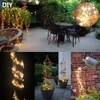 ZNYCYE 1 Pack 8 Modes Waterfall Lights,Solar Firefly Bunch Lights