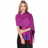 Lamca Women Pashmina Shawls and Wraps Scarf Soft Silky Reversible