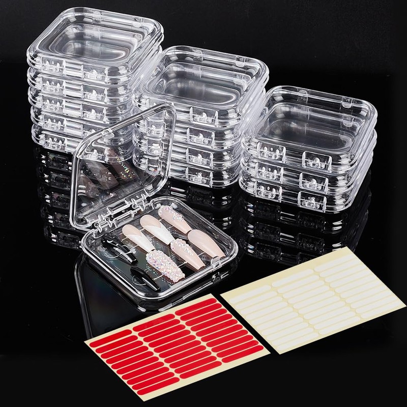 nbeads Press on Nail Boxes, Press on Nails Packaging Box