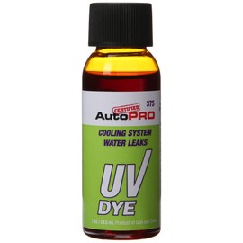 Certified A/C Pro Car Air Conditioner Leak Detector Dye, Leak Detection UV Dye for Cars and Radiators, 1 Oz, InterDynamics