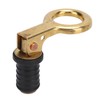 Snap Handle Drain Plug Rubber Brass Twist Design Long Lasting