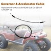 Narcilors Golf Cart Governor and Accelerator Cable Kit 102336001 Replacement