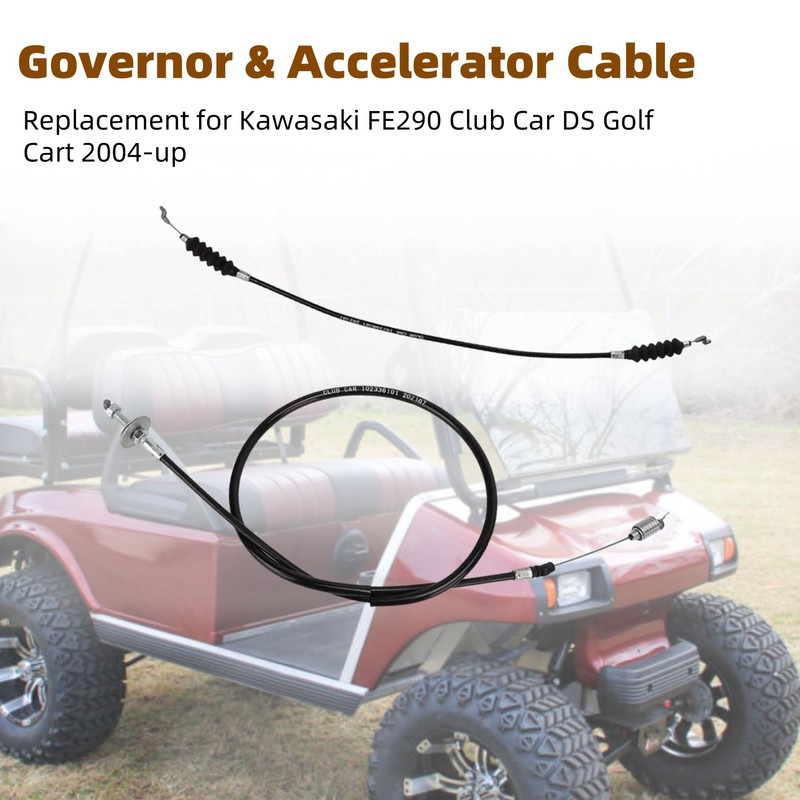 Narcilors Golf Cart Governor and Accelerator Cable Kit 102336001 Replacement