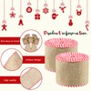 2 Rolls Christmas Wired Edge Ribbon 2.5" x 6 Yards