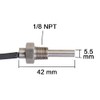 ZHSYMX 1/8" NPT Universal Oil Water/Coolant Temperature Electrical Sender Transmitter