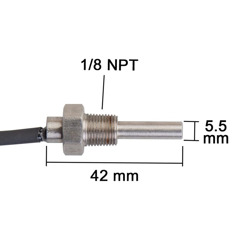 ZHSYMX 1/8" NPT Universal Oil Water/Coolant Temperature Electrical Sender Transmitter