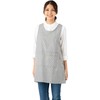 Watanosato Kurume Woven Double Pocket Apron, ashstripe