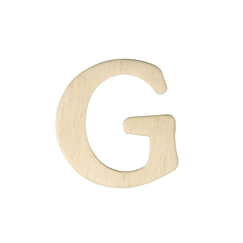 RAYHER 6160600 Wood Letters, 4 cm, G