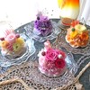 NEW 3 Diana Roses Preserved Flowers, Glass Dome Display, Purple