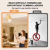 Extendable Lambswool Feather Duster 31-88 Inch, Anti-Static Wool Duster for