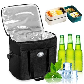 YushengTai Cool Bag, 16 L Cool Bag, Foldable Made of Waterproof Material, Mini Cool Bag, Cooler Bag, Mini Cooler Bag, Used as Picnic Bags, Lunch Bags, Insulation Bags and Freezer Bags