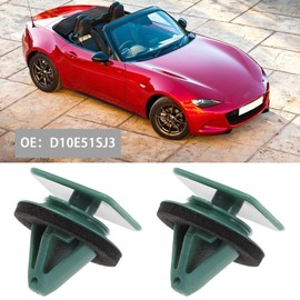 eMagTech 20Pcs Door Lower Trim Protective Clip Replacement D10E51SJ3 Compatible with Mazda MX-5 CX-3 Side Skirt Trim Clip Sill Moulding Cover Trim Clips