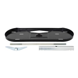 Flame King Dual RV Propane Tank Cylinder Rack for RVs and Trailers for 40lb Tanks - KT40MNT (Tanks Sold Separately)