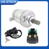 SOARIDER Starter & Relay & Ignition Key Switch For Yamaha