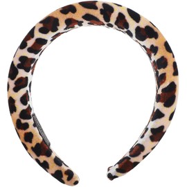 MAGICLULU Leopard Sponge Headband Headbands for Puffy Headbands for Women Leopard Prints Headbands Female Leopard Headband Leopard Accessories for Women Wide Headband Ladies Headbands