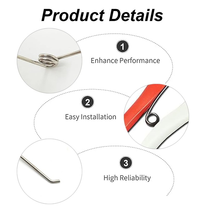 Pruner Spring Replacement 4PCS V-Shape Picking Springs Secateur Springs for