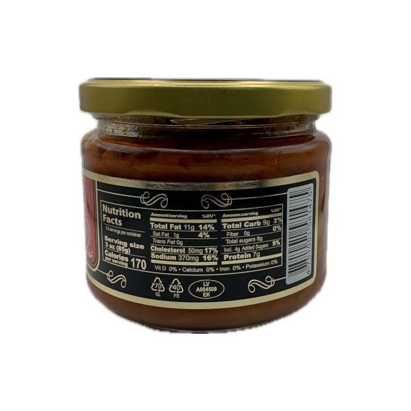 Riga Gold Fried Sprats in Tomato Sauce JAR 280gr (Pack