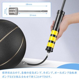 空気 針 替え針 ボール ニードル 空気入れ ステンレス鋼製 バスケット サッカー ポンプニードル ボール ニードル 空気入れ ボールポンプ針 30個セット (シルバー)