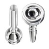 Kuylive 3C Trumpet Mouthpiece with Lightweight Aluminum Practice Trumpet Mute