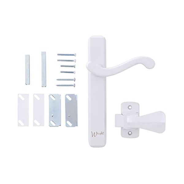 Wright Products VBA213WH Bayfield Surface Latch, White
